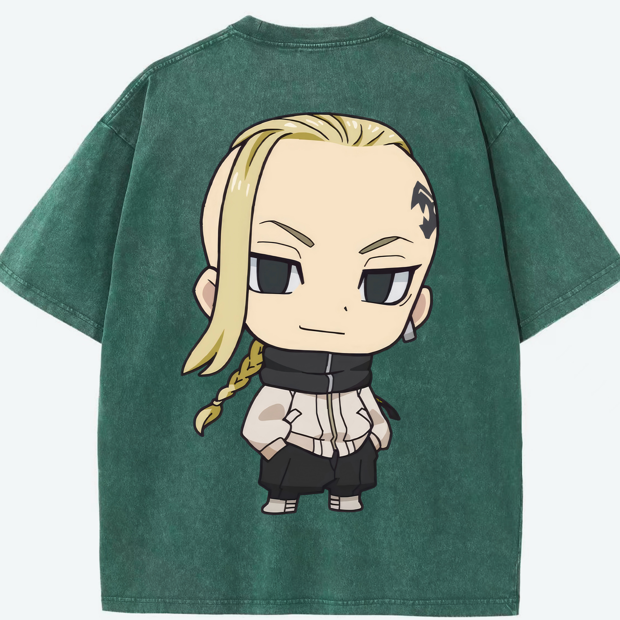 （画像用） 東京リベンジャーズ Tokyo Revengers 綿100% ヴィンテージ風 半袖Tシャツ（背面プリント）